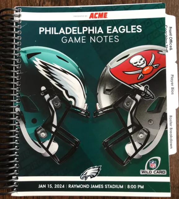 2023 PHILADELPHIA EAGLES GAME NOTES/MEDIA GUIDE 1/15/2024 Eagles at