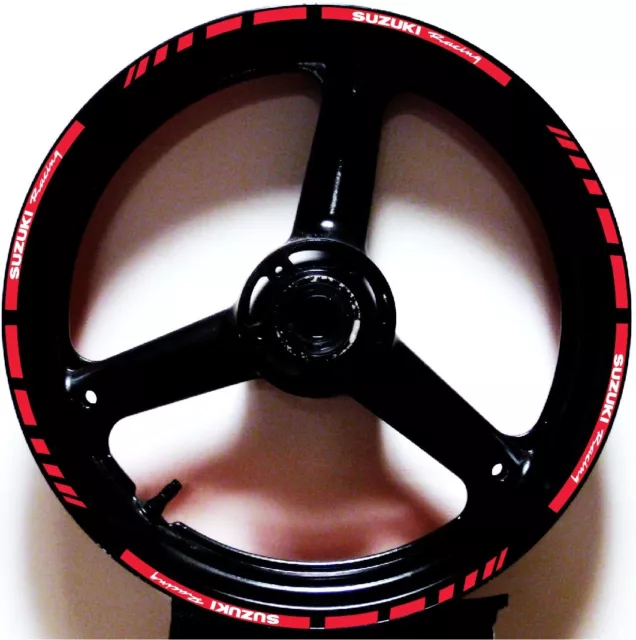 CUSTOM GP RIM STRIPE WHEEL DECAL TAPE STICKER SUZUKI Racing GSXR 600 750 1000