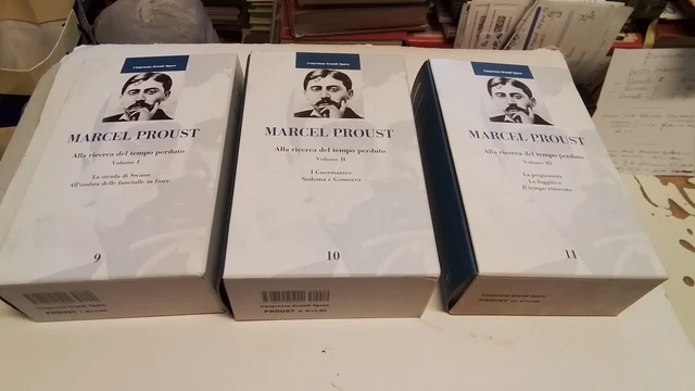 ALLA RICERCA DEL TEMPO PERDUTO 3 VOLL, PROUST, L'ESPRESSO, Completa, 9gn25 ALLA RICERCA DEL TEMPO PERDUTO 3 VOLL, PROUST, L'ESPRESSO, Completa, 9gn25