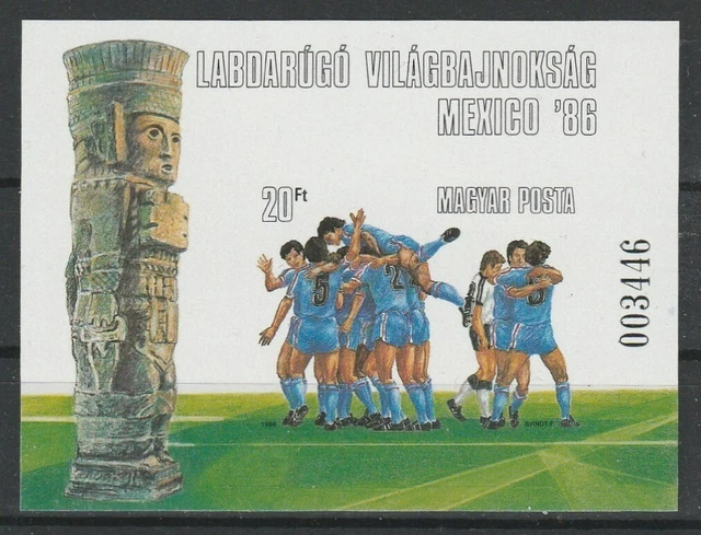 FWM 1986 in Mexiko,  Ungarn  Block  183  B  **