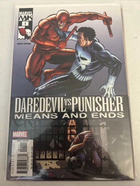 Daredevil Vs Punisher: Means & Ends #1-6 1 2 3 4 5 6 Marvel Comics David Lapham
