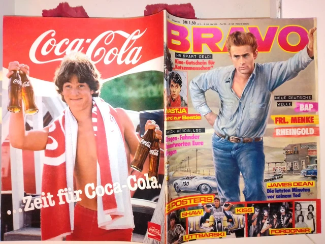 Bravo 34 1982 Kiss, Martin Shaw, James Dean