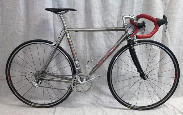 XLNT Eddy Merckx Titanium AX Road Bike Campagnolo Chorus 9 Protons Modolo Record XLNT Eddy Merckx Titanium AX Road Bike Campagnolo Chorus 9 Protons Modolo Record
