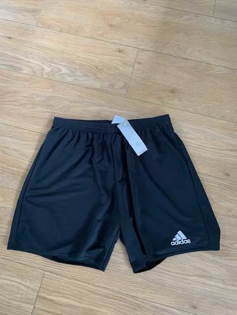 New With Tags Black Adidas Parma 16 Aeroready Climalite Football Shorts Large