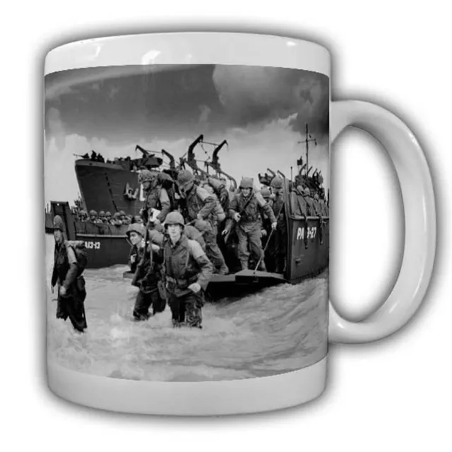 Normandie Tasse D-Day US Army Frankreich Soldaten Militär  Schlacht #22517