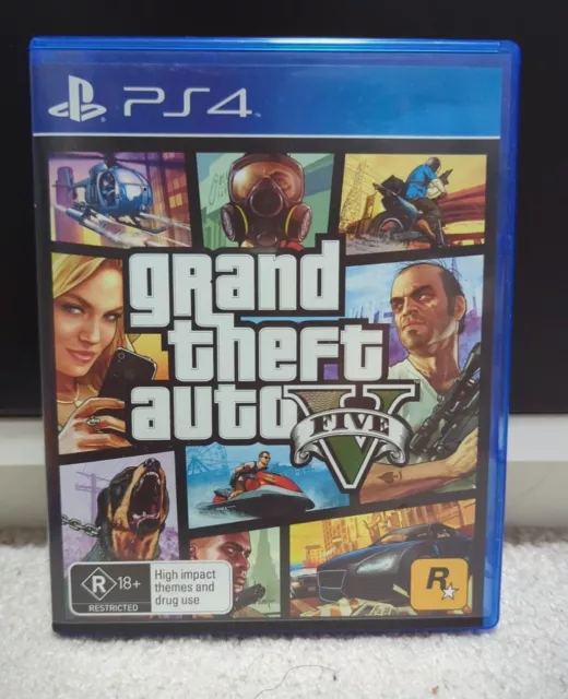 GRAND THEFT AUTO V GTA 5 - PlayStation 4 (PS4) Complete W/ Map & Manual  $24.50 - PicClick AU