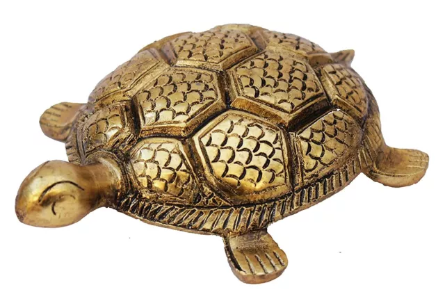 Oxidado Metal Tortuga para Buena Suerte Vastu Feng Shui Obra Maestra Hogar Decor