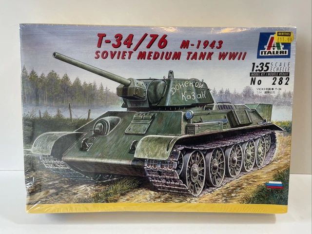 Maquette de Char en plastique Russia T-34/76 Model 1943 1/48