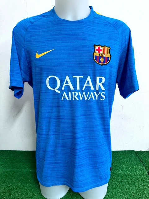02 Maillot Barcelone No Match Worn Issue Shirt Jersey Vintage Camiseta
