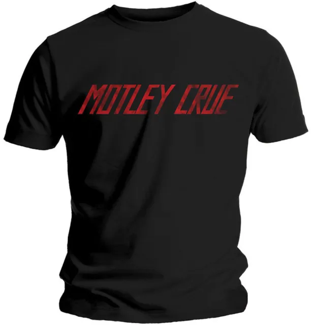 Motley Crue Distressed Logo T-Shirt  OFFICIAL