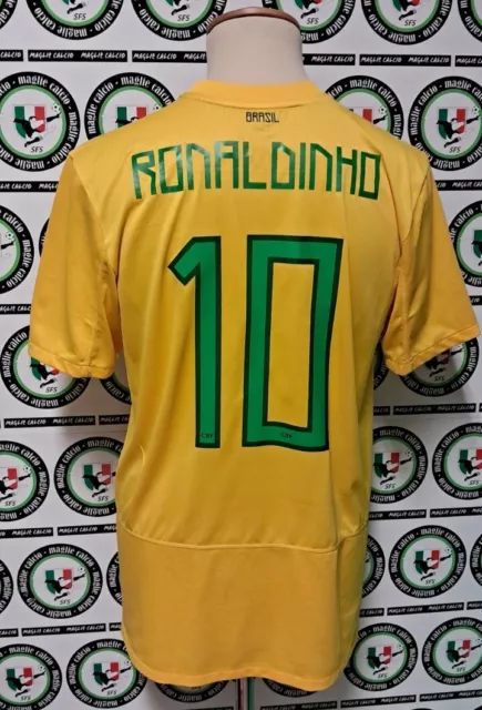 Ronaldinho 2011 Brasil Brazil Shirt Maglia Calcio Football Soccer Camiseta