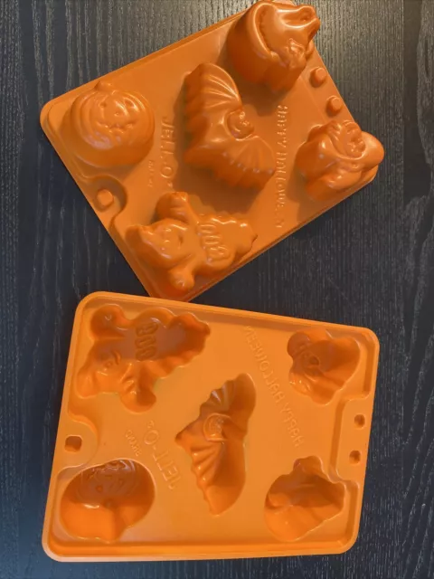 Large Jello Jigglers Halloween Happy Jelloween Molds Orange