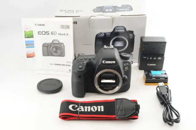 [ Mint en Caja ] Canon EOS 6d Mark II 26.2MP Digital SLR Cámara Cuerpo Japón