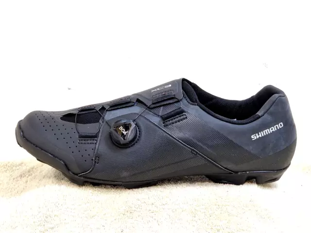 Shimano SH-XC300 SPD Herren Fahrradschuhe NEU BOA schwarz UK 10,8 EU 47 UVP £110