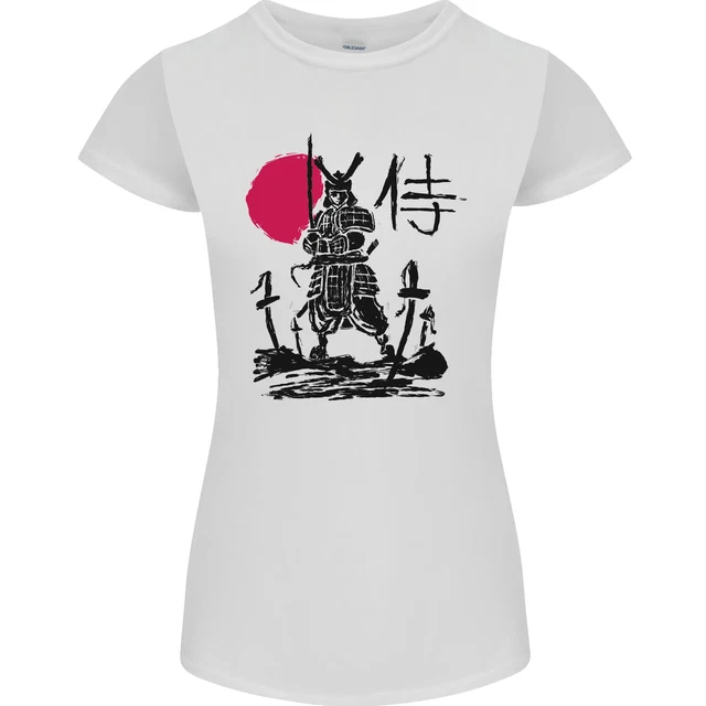 Samurai Battle MMA Kenjutsu Kendo Iaido Womens Petite Cut T-Shirt