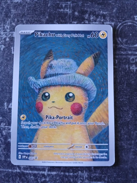 Toile Pokémon X Van Gogh – Pikachu Autoportrait, édition Limitée, Neuve