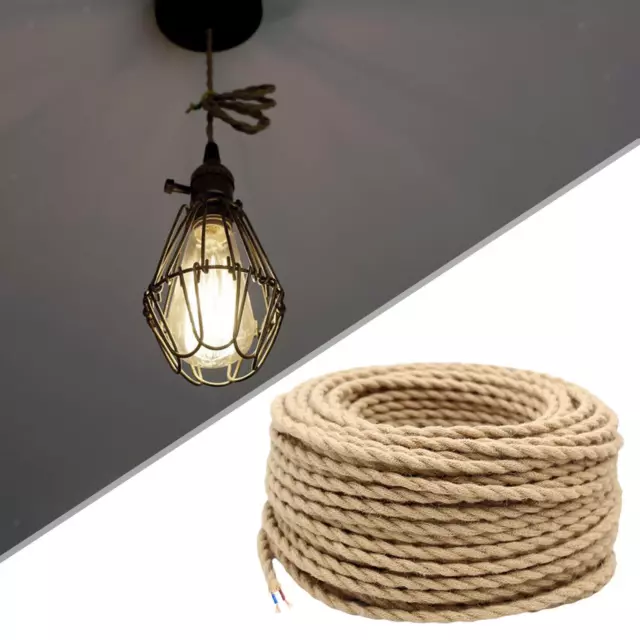 Fil électrique suspendu, fil de câble d'éclairage LED Antique, fils