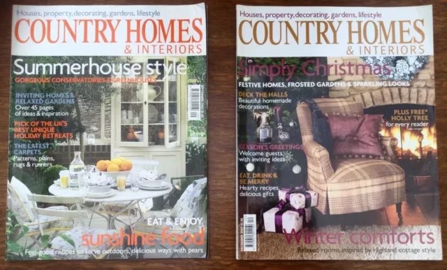 2 Issues Country Homes & Interiors Magazine - 2007