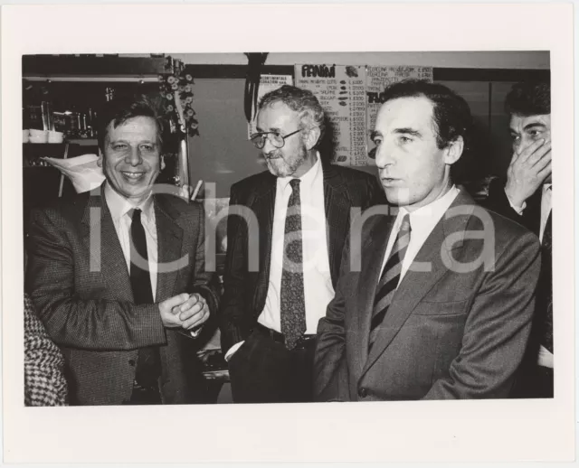 1990 ca MILANO - PSI Paolo PILLITTERI Mario RAIMONDO Pio DE BERTI Foto 25x20 (2)