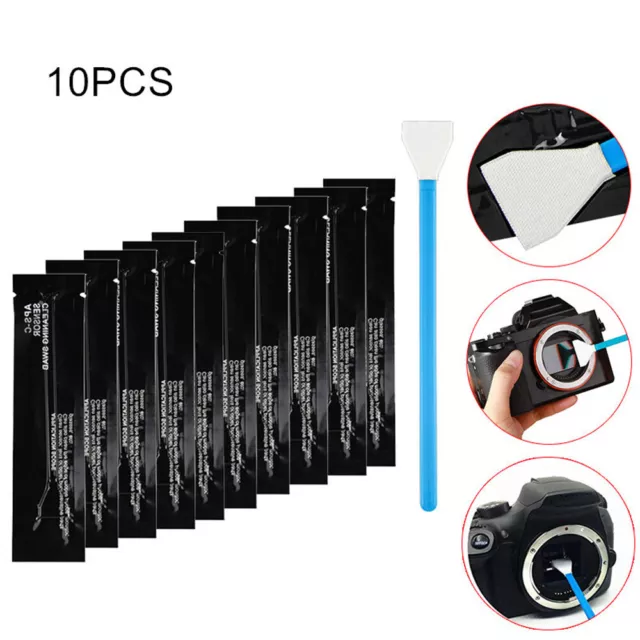 10 Pcs Sensor Cleaning Kit Cleaner Swab Ultra Camera Cleaning Cleaning Tools