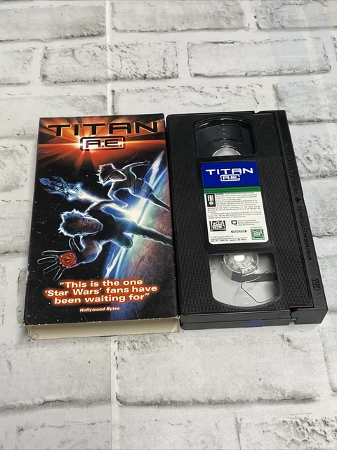 TITAN A.E. VHS Video Tape VCR A Don Bluth Film - Matt Damon - Drew ...