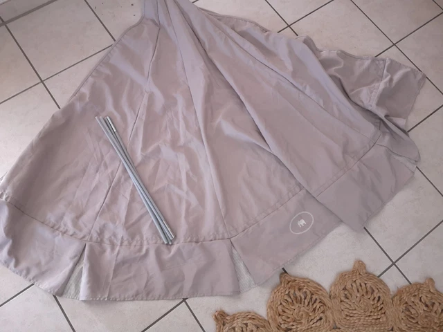 Baby Betthimmel Baldachin Beige Elefant Neuwertig Babyzimmer