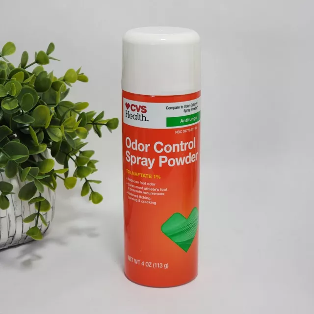 Polvo antifúngico CVS Health Olor Control tolnaftato 1% alivio de la picazón 4 oz