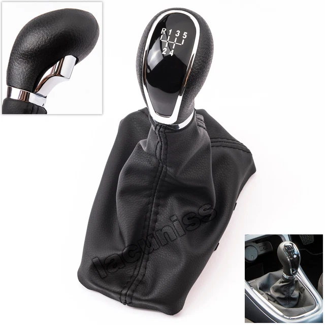5 MARCE POMELLO LEVA DEL CAMBIO MANIGLIA MANOPOLA CUFFIA per OPEL ASTRA J GTC