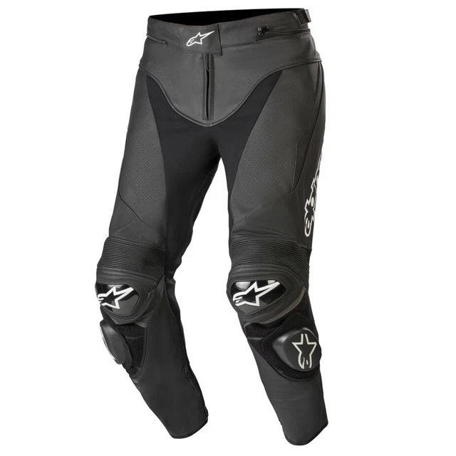 Alpinestars Track V2 Pantaloni da moto in pelle - Nero
