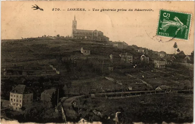 CPA LORMES-Vue générale prise du Reservoir (420873)