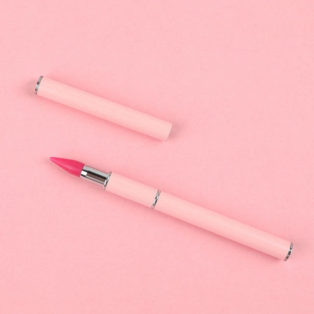 Nail Dotting Pen Dual Ended Art Brush Rhinestone Rotary Push Picker Wax Penci ql
