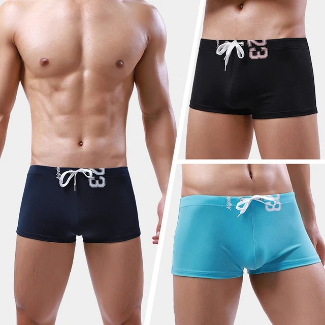Brand New Swimsuit Boxer Shorts Swim Trunks Mens Breathable Beach Shorts