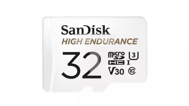 High Endurance microSDHC 32GB V30 mit Adapter (Rekorder und Überwachung) /T2DE