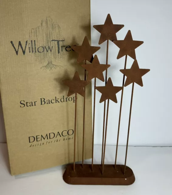 Willow Tree Christmas Nativity Metal Star Backdrop  Accessory 26007 Holiday