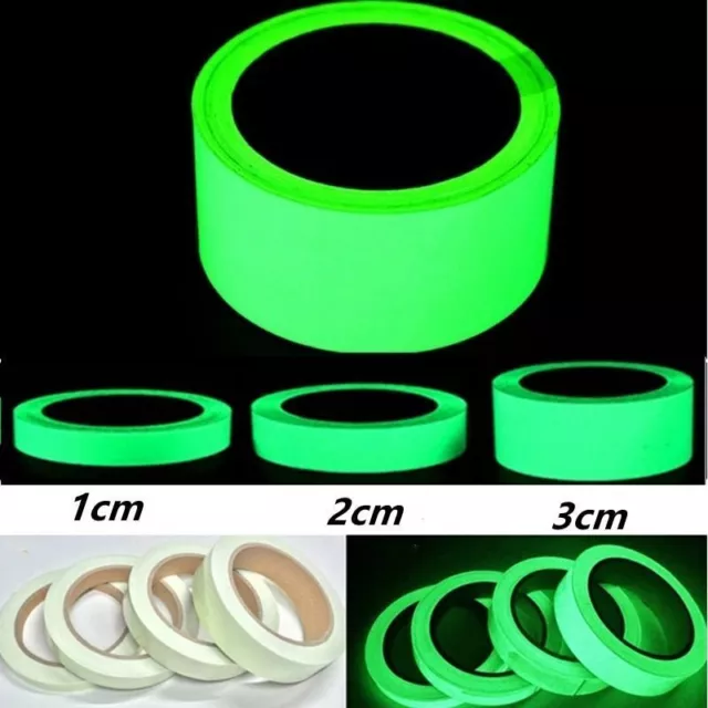 Luminous Tape Dark Green Self Adhesive Night Vision Glow In Dark Safety Warning