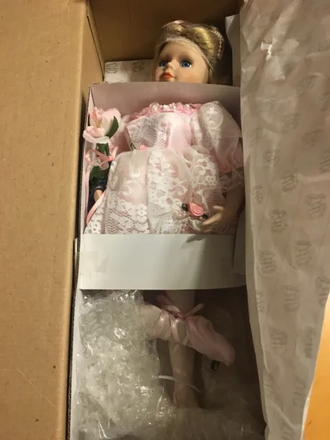 New In Box Ballerina Porcelain Doll ~ Heritage Signature Collection ~