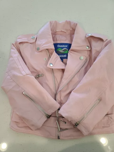 Outdoor habitat pink clearance leather jacket