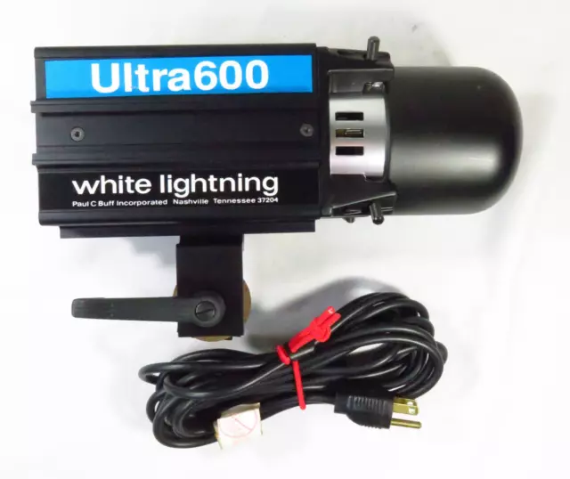 Paul C Buff White Lightning Ultra 600 Monolight Strobe Flash Tested Working