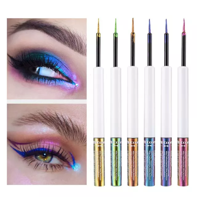 Metallic Shimmer Pearlescent Eye Makeup Liquid Eyeshadow Chameleons Eyeliner