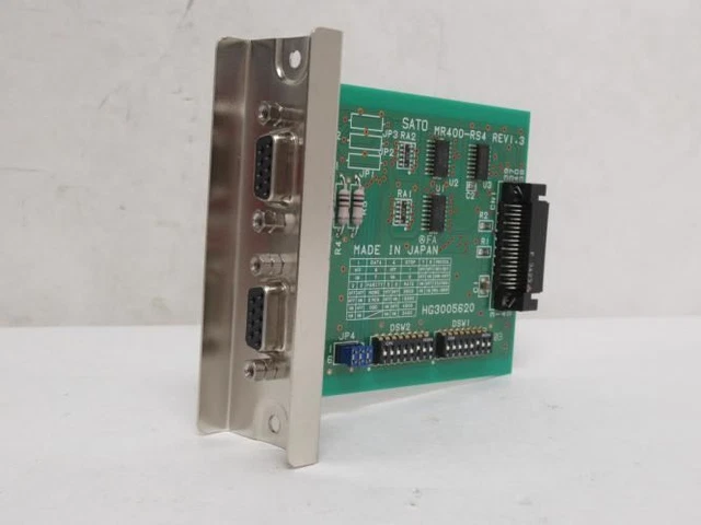 188958 New-No Box; Sato RJ1772510 PCB RS422/485 Interface Card
