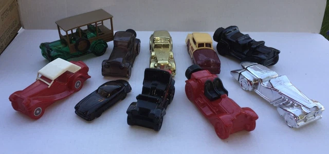 10 Avon Empty Bottles Decanters Lot #3 Cars Truck Vehicles