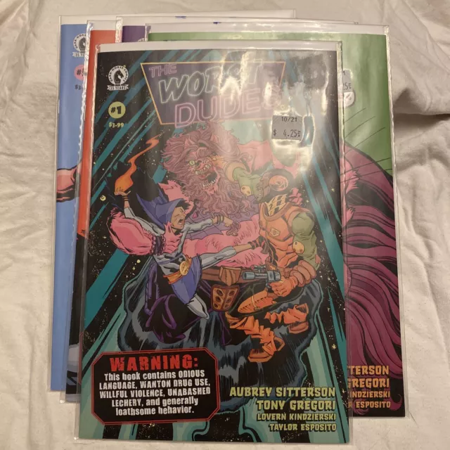 The Worst Dudes 1-5 Complete Mini-Series. Aubrey Sitterson Dark Horse Comics