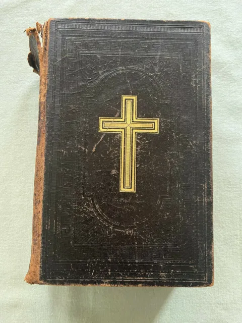 BIBEL Die Heilige Schrift Berlin 1881 Graßmann/Stettin Luther Familienchronik