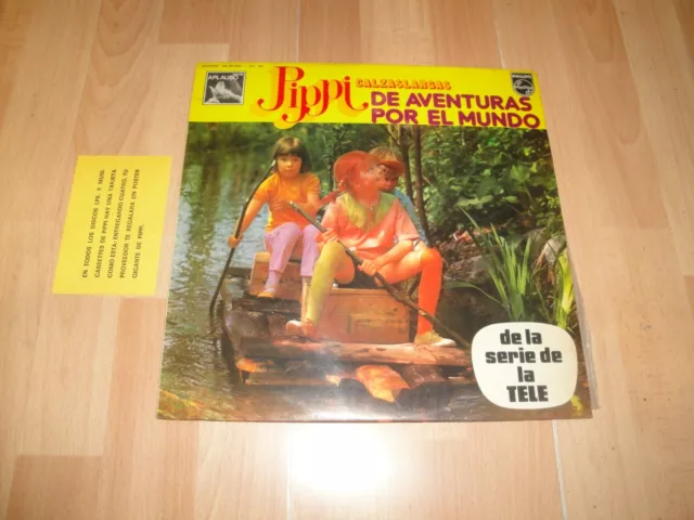 Pippi Calzaslargas De Aventuras Por El Mundo Serie De La Tele Lp De Vinilo Vinyl