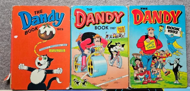 The Dandy Book - 1970's-2000's Annual Bundle/ Job Lot - 7 Books 2
