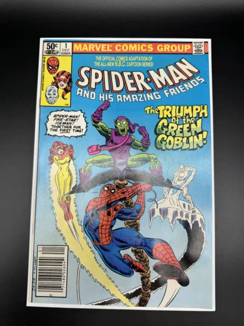 Spider-Man and His Amazing Friends #1 Newsstand Edition 1st App of Firestar