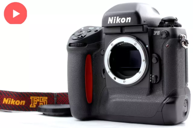 [MINT con correa] Cámara de película Nikon F5 AF SLR de 35 mm Cuerpo negro...