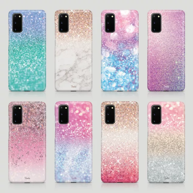 Tirita Phone Case for Samsung S20 S10 S8 S9 S7 Ombre Faded Marble Rose Gold