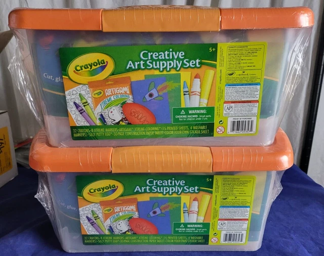 CRAYOLA CREATIVE ART SUPPLY SET 2 Pack 59.78 PicClick