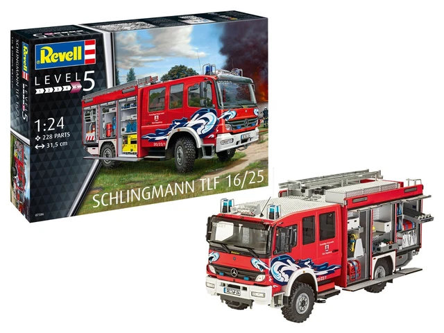 ITALERI,MERCEDES G230 Pompier à assembler et à peindre, 1/24